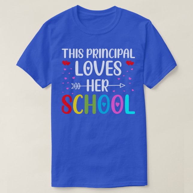 T-shirt Cette Directrice Aime Son Directeur D'École Valent (Design devant)