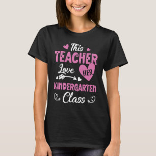 T-shirt Cette enseignante aime sa classe de maternelle val