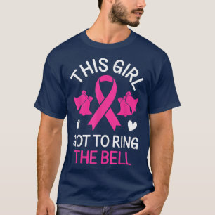 T-shirt Cette fille a fait sonner la Bell Chemo Grad Breas
