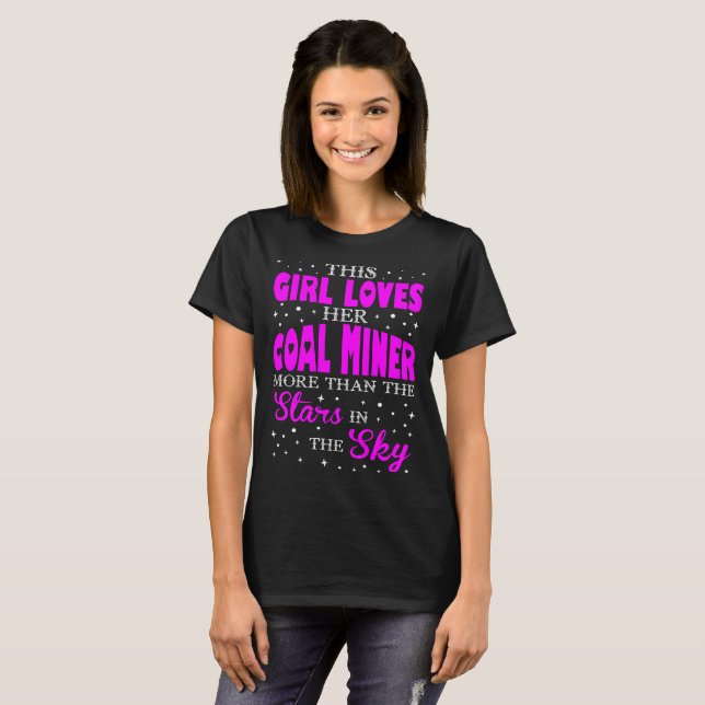 T-shirt Cette fille aime son cadeau de Valentine du mineur (Devant entier)