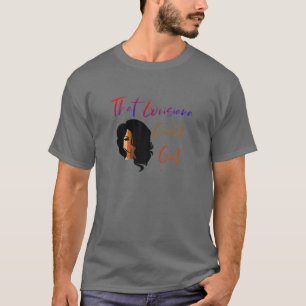 T-shirt Cette fille créole de Louisiane