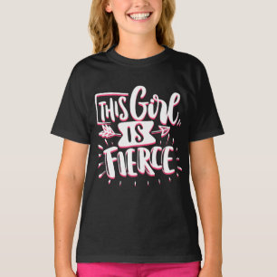 T-shirt Cette Fille Est L'Autonomisation De Fille Fierce