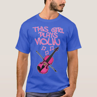 T-shirt Cette Fille Joue Violon Femme Violoniste