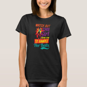 T-shirt Cette Fille Sait Manipuler Son Balls Bowling