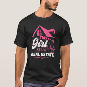 T-shirt Cette Fille Vend Immobilier Femme Realtor