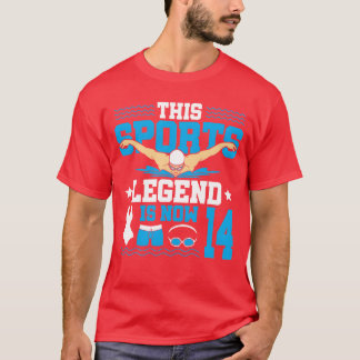 T-shirt Cette légende du sport a maintenant 14 ans, nagean