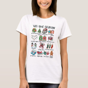 T-shirt Cette liste des activités de Noël de saison