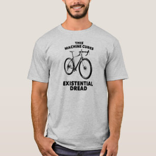 T-shirt Cette machine guérit le vélo de la laine existenti