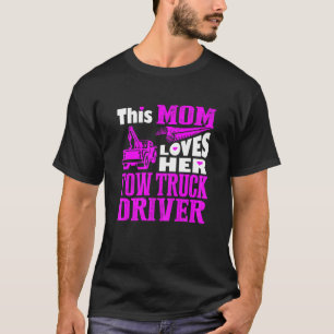T-shirt Cette Maman aime son camion chauffeur de remorque