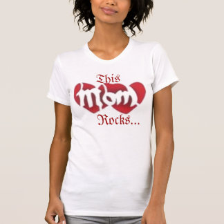 T-shirt Cette maman Rocks