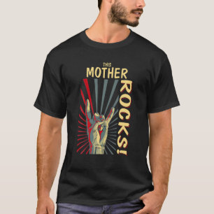 T-shirt Cette Mère Rocks Vintage Retro Concert Les années