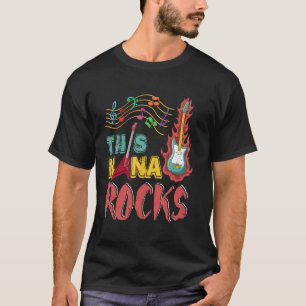 T-shirt Cette Nana Vintage Déchire la Musique de Fête des 