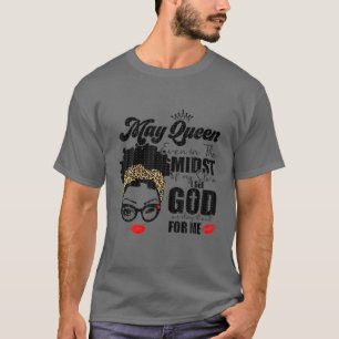 T-shirt Cette Reine Est Née En Mai Joyeux Anniversaire Pou
