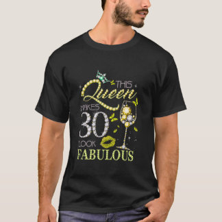 T-shirt Cette reine fait 30 paraître fabuleux 1995 30e ann