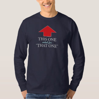 T-shirt "Cette un" longue chemise de douille