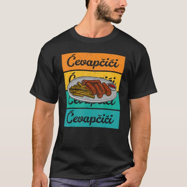 T-shirt Cevapcici Kebab Balkan cuisine 20 (Devant)