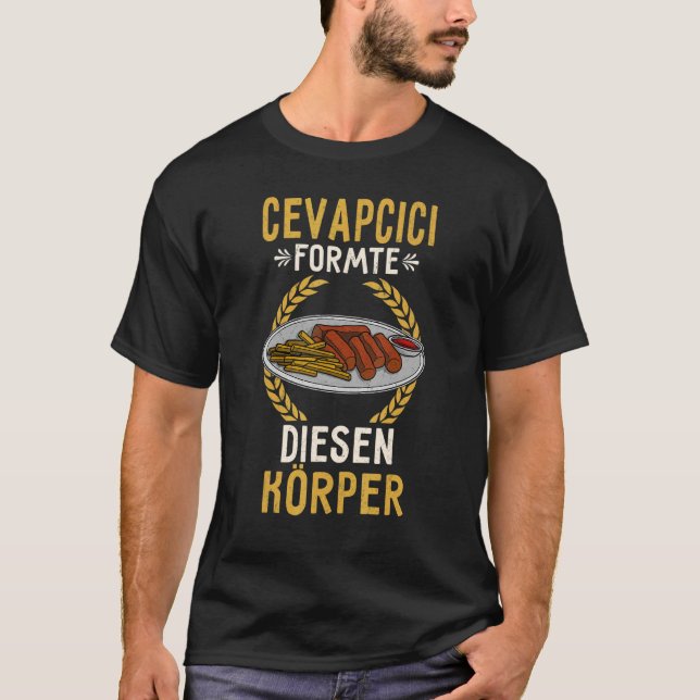 T-shirt Cevapcici Kebab Balkan cuisine 23 (Devant)