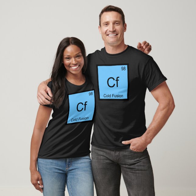 T-shirt Cf - Chimie à Fusion froide Symbole de l'élément P (Unisexe)