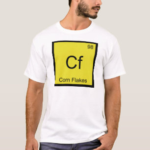 T-shirt Cf - Corn Flakes Chimie Symbole de l'élément Cé