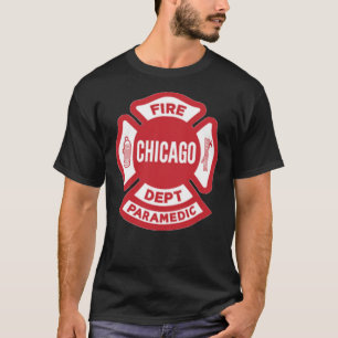 T-shirt CFD Chicago Fire Department Paramedic Classic T-