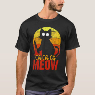 T-shirt Ch Ch Ch Miaou Chat Halloween Horreur Slasher K