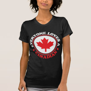 T-shirt Chacun aime un Canadien !