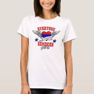 T-shirt Chacun aime une fille arménienne