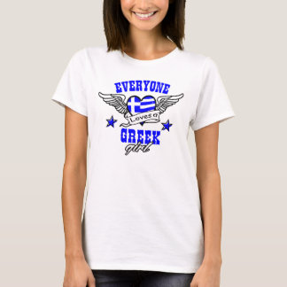 T-shirt Chacun aime une fille grecque