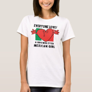 T-shirt Chacun aime une fille mexicaine