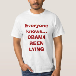T-shirt Chacun connaît… OBAMA SE TROUVANT