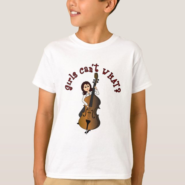 T-shirt Chaîne à chaîne verticale double basse fille (Devant)