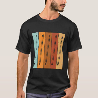 T-shirt Chaîne De Musicien Joueur Vintage Retro 70'S Chaîn