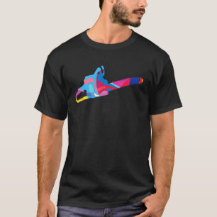 T-shirt Chaîne de tronçonneuse Graphique Coloré
