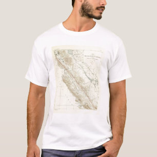 T-shirt Chaînes de côte montrant la crevasse de San