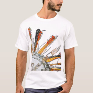 T-SHIRT CHAÎNES DE GUITARE AU SOLEIL