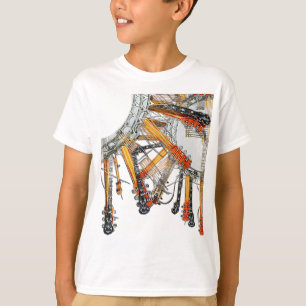 T-SHIRT CHAÎNES DE GUITARE AU SOLEIL