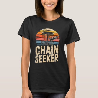 T-shirt Chaînes rétro Chain Seeker pour disque de golf