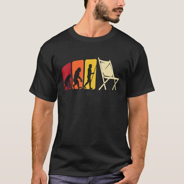 T-shirt Chaise pliante Camping Tentes Camping Chaise Amour (Devant)