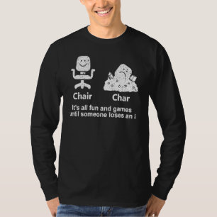T-shirt Chaise Vintage Char C'est Tout Amusement Et Jeux J