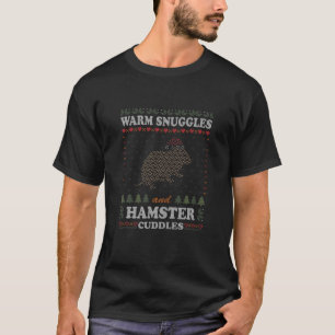 T-shirt Chaleureux Snuggles Et Hamster Cuddles Vilains Noë