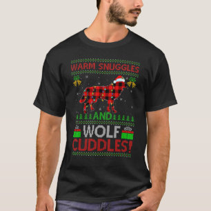 T-shirt Chaleureux Snuggles Et Loup Bouddles Mauvais Loup 