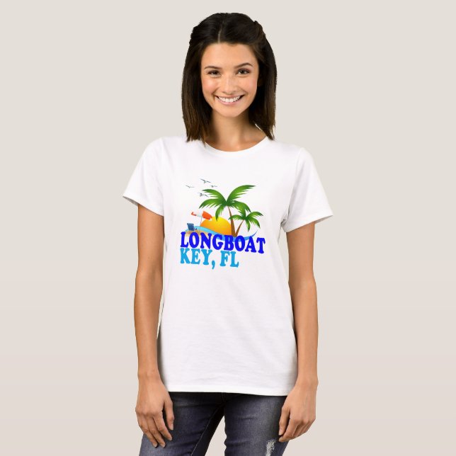 T-shirt chaloupe la Floride principale. .png (Devant entier)