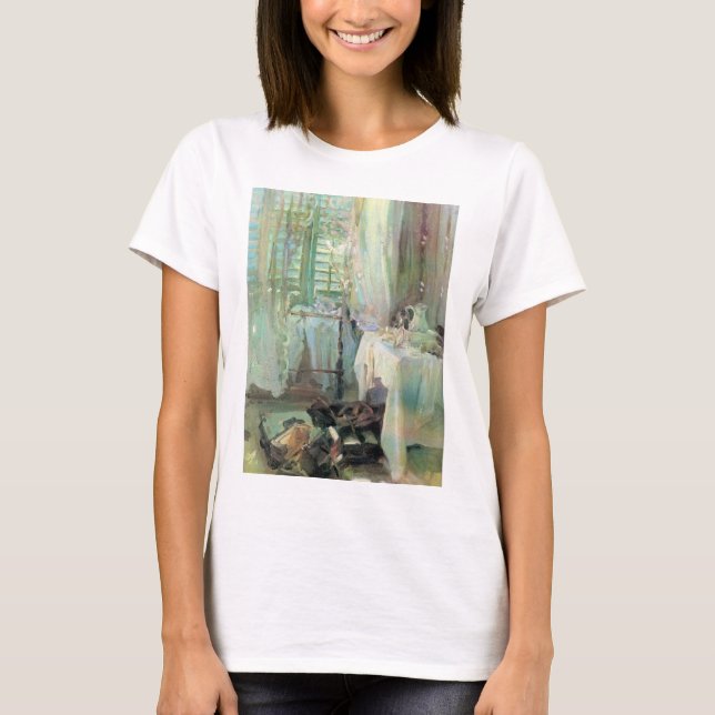 T-shirt Chambre d'hôtel par John Singer Sargent (Devant)
