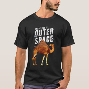 T-shirt Chameau Alien Art Suréaliste Désert Fantastique