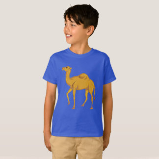 T-shirt Chameau mignon de vecteur