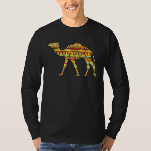 T-shirt Chameau Motif de tapis du Moyen-Orient