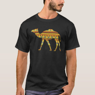 T-shirt Chameau Motif de tapis du Moyen-Orient