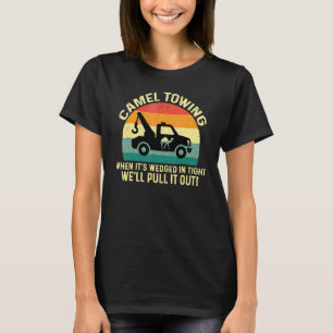 T-shirt Chameau Remorquage Rétro Adulte Halloween Humour