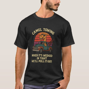 T-shirt Chameau Towing Funny Inapproprié Humour Adulte Pla