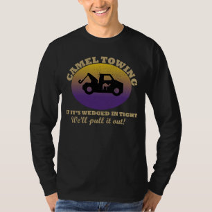 T-shirt Chameau Towing Retro Adulte Humour Dit